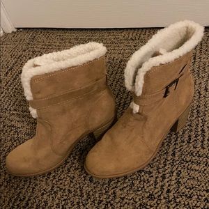 Furry booties